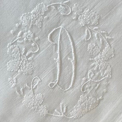 Handkerchief Ladies - Cotton Monogram Initials