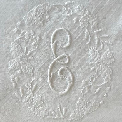 Handkerchief Ladies - Cotton Monogram Initials