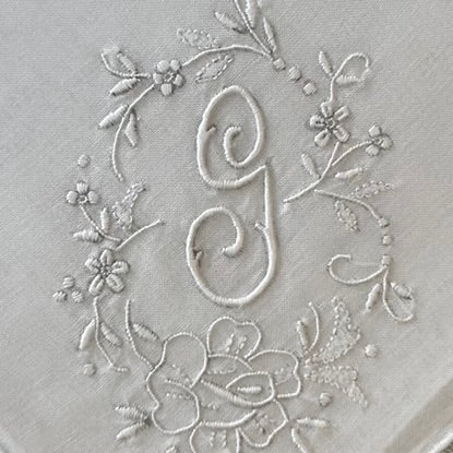 Handkerchief Ladies - Cotton Monogram Initials
