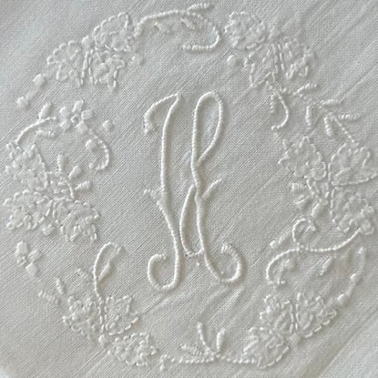 Handkerchief Ladies - Cotton Monogram Initials