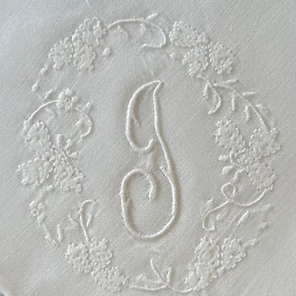 Handkerchief Ladies - Cotton Monogram Initials
