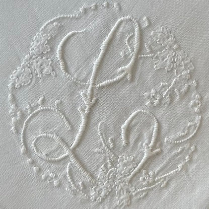 Handkerchief Ladies - Cotton Monogram Initials