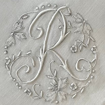 Handkerchief Ladies - Cotton Monogram Initials