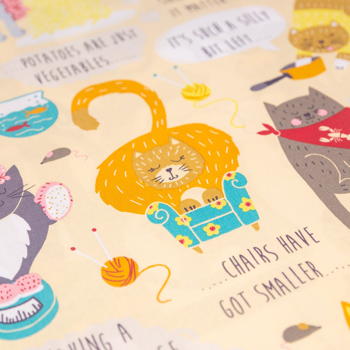 Tea Towel "I'm Slimming Tomorrow"