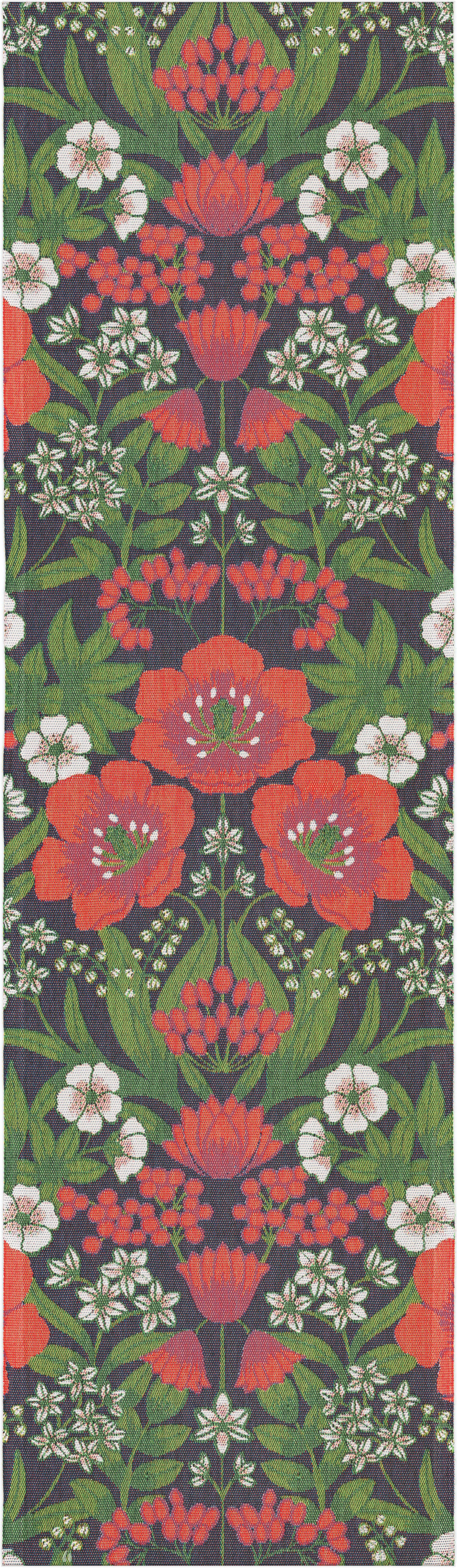 Ekelund Table Runner: "Julblommor"