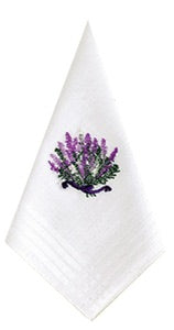 Handkerchief Ladies - Embossed Cotton Lavender