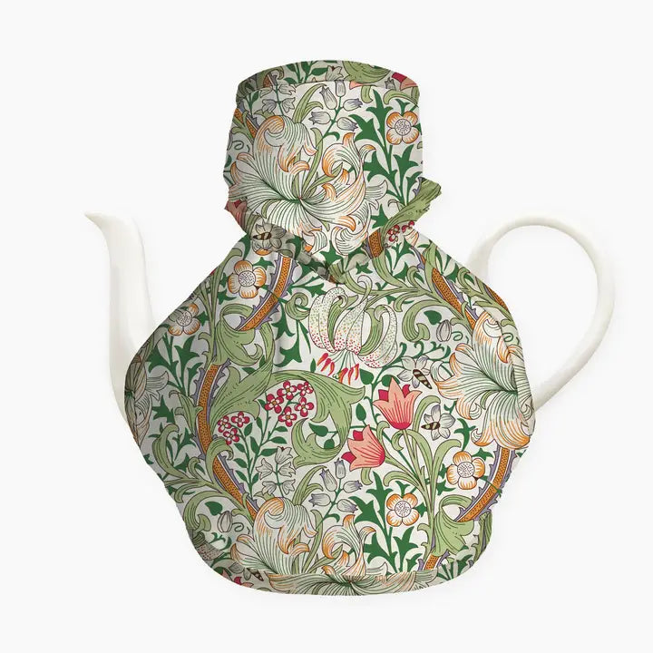 Tea Cozy Muff William Morris "Golden Lily"