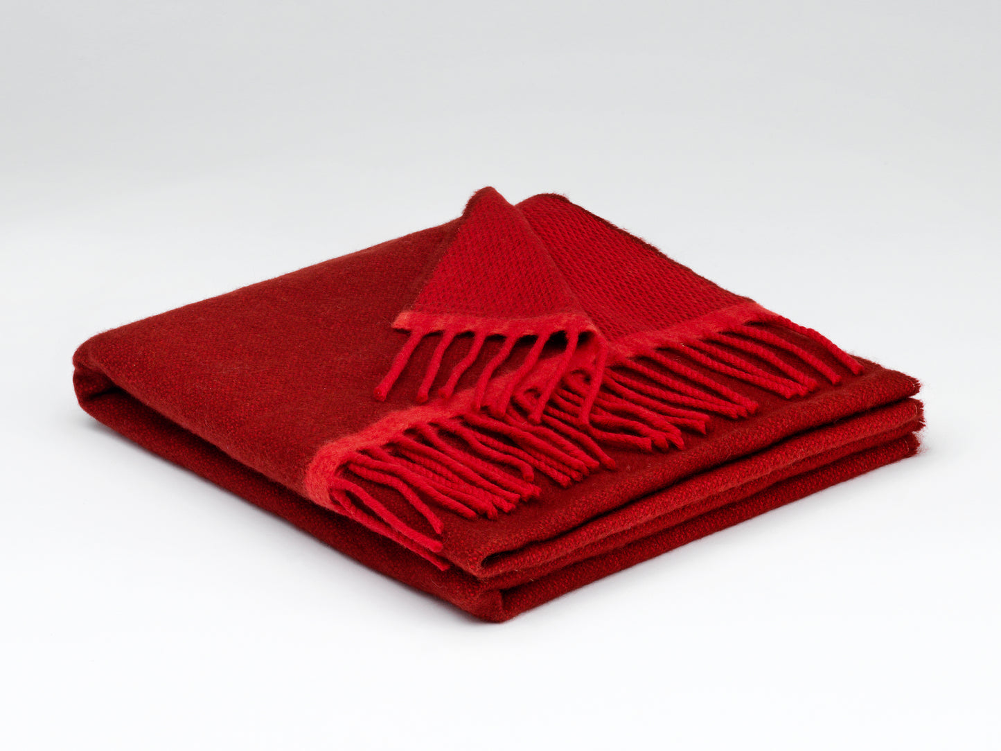 McNutt Cashmere/Lambswool Wrap - Lipstick