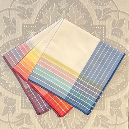 Handkerchief Ladies - "Lyla" Cotton Woven Borders