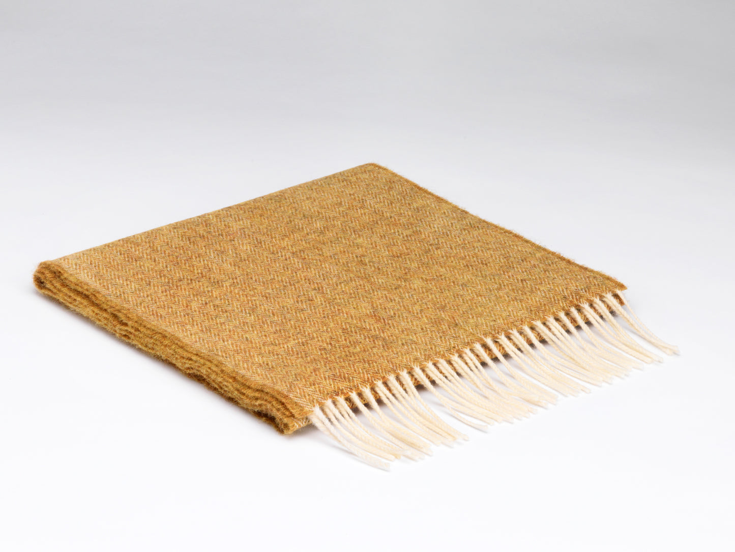 McNutt Lambswool Scarf - Mead Herringbone