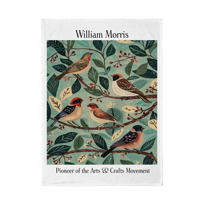 Cotton Tea Towel "Birds"