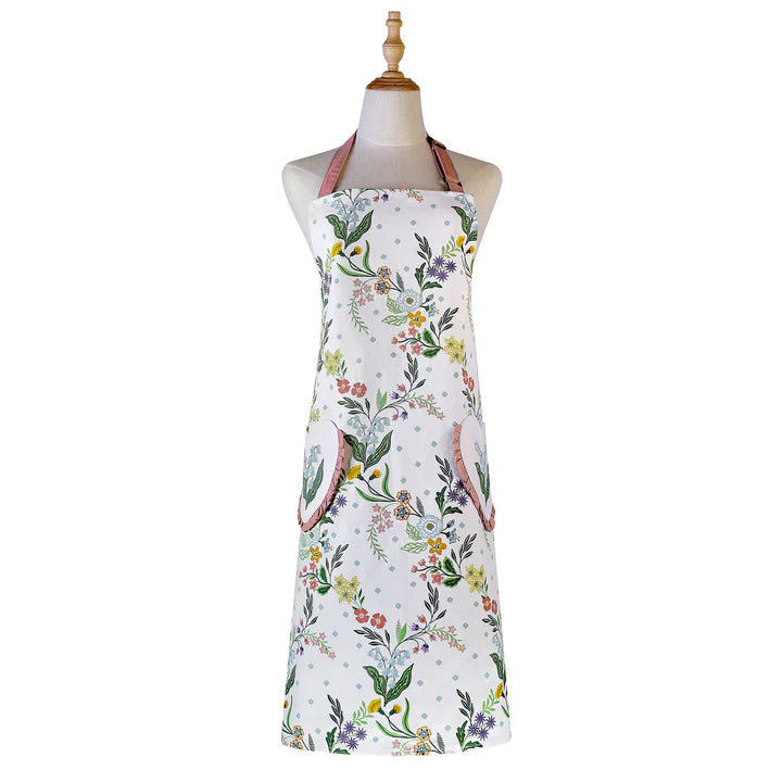Apron (Cotton) "Petals & Prose"