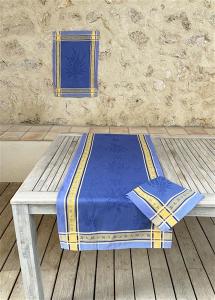 L'Ensoleillade Jacquard Table Runner: "Senanque"