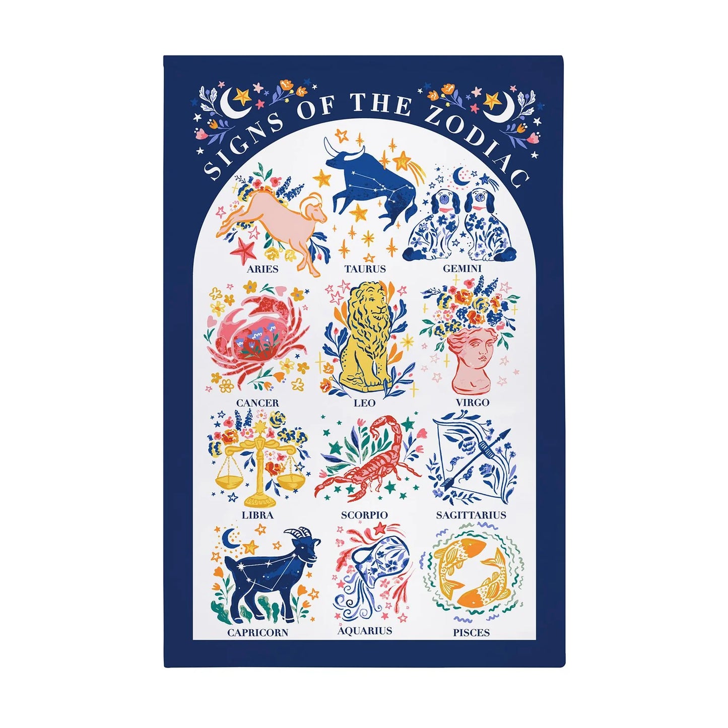 Tea Towel "Signs of the Zodiac"