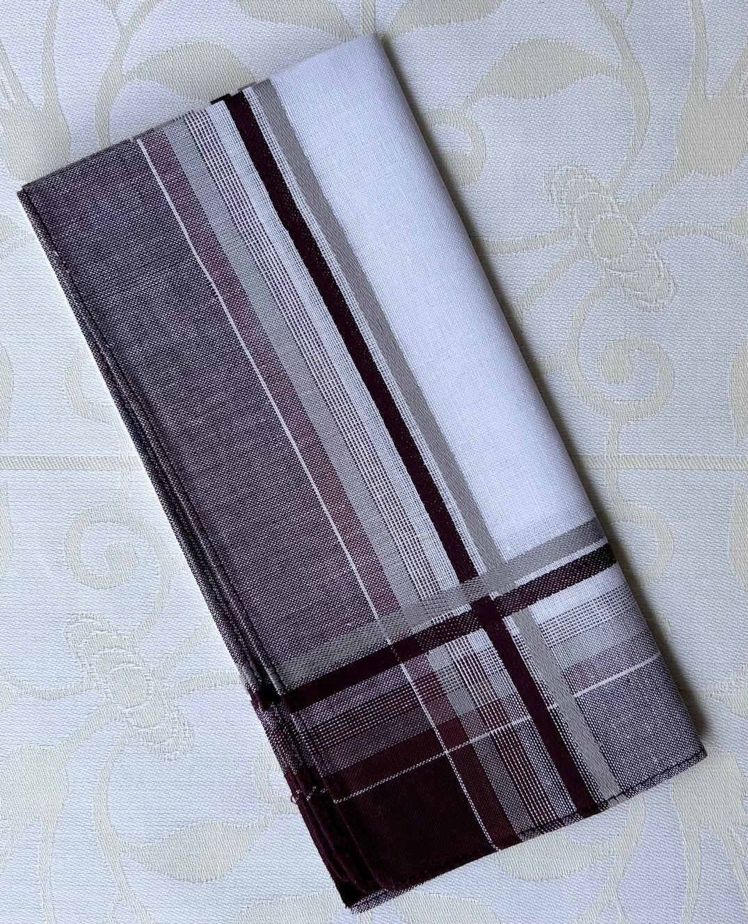 Handkerchief Men's - "Leo" Stripes Design 1