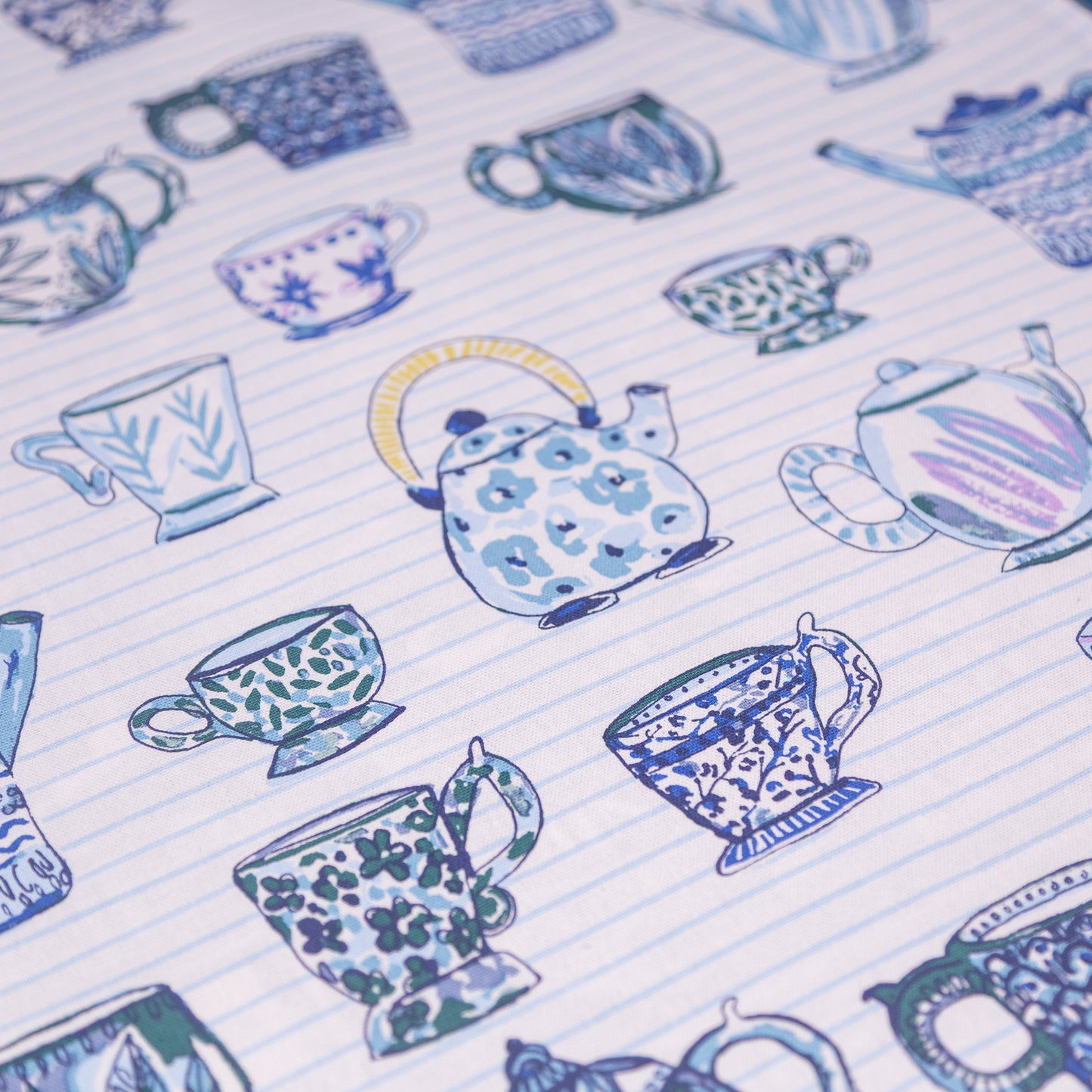 Tea Towel "Tea Cups"