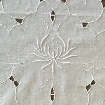 Estate/Vintage Cotton Runner - Richelieu Lace