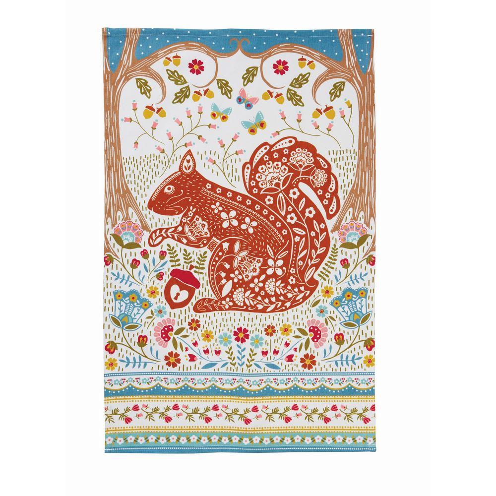 Tea Towel "Woodland Squirrel"