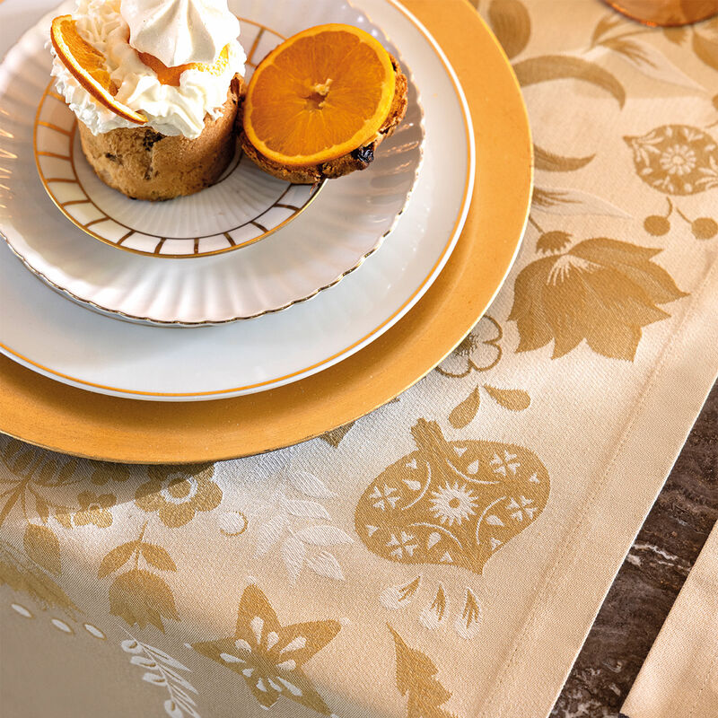 Le Jacquard Français Table Runner "Feérie" Yellow