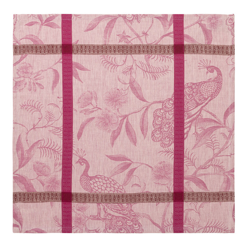 Le Jacquard Francais Napkin "L'Orangerie" Magnolia Pink