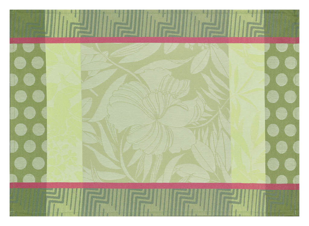 Le Jacquard Francais Placemat "Nature Urbaine" Green