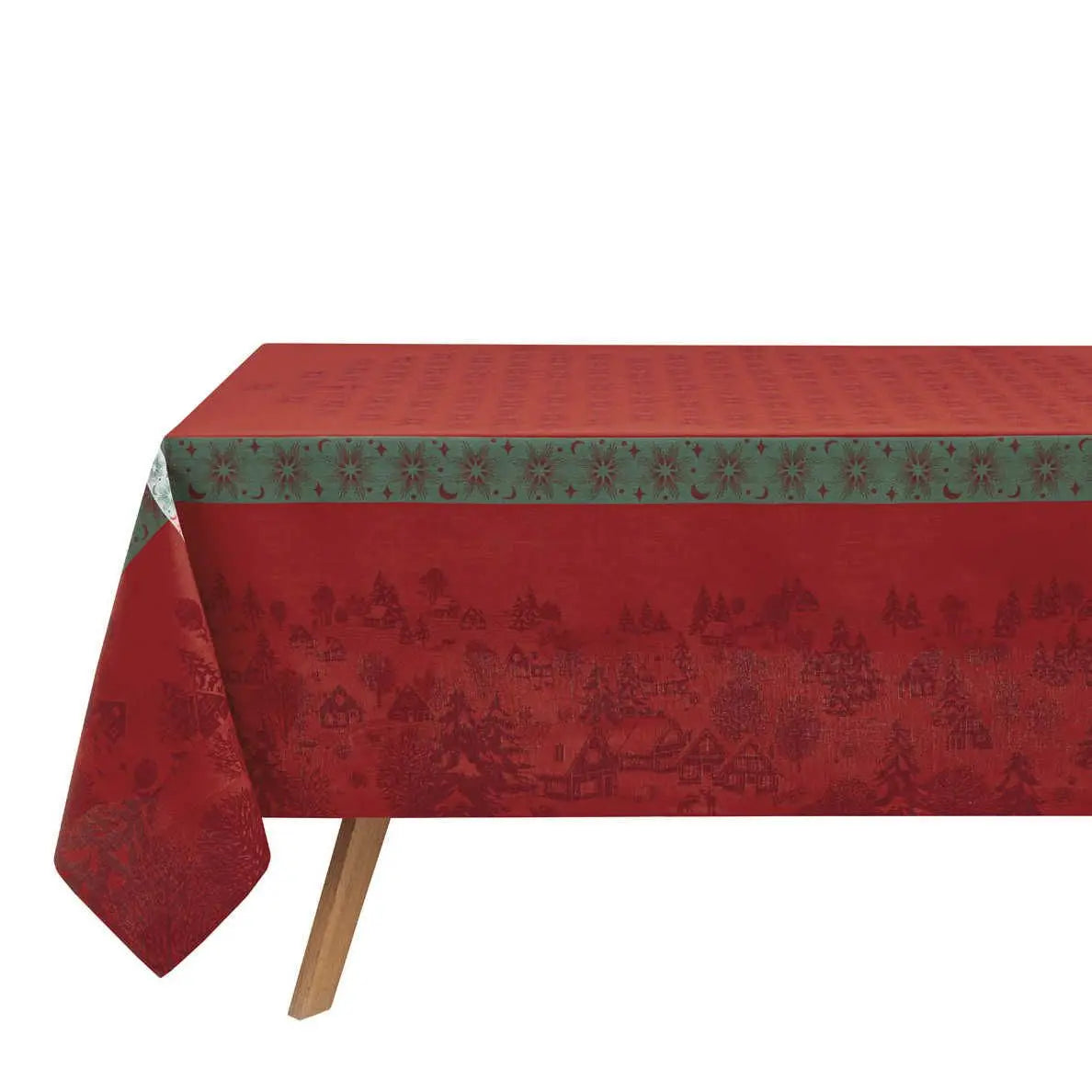 Le Jacquard Français Tablecloth "Sous Les Etoiles" Red