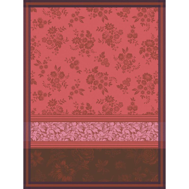 Le Jacquard Français Tea Towel "Romance" Red