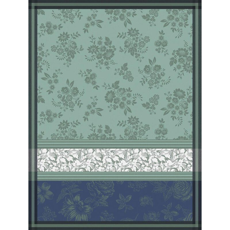 Le Jacquard Français Tea Towel "Romance" Green