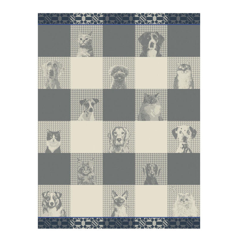 Le Jacquard Français Tea Towel "Truffes" Grey