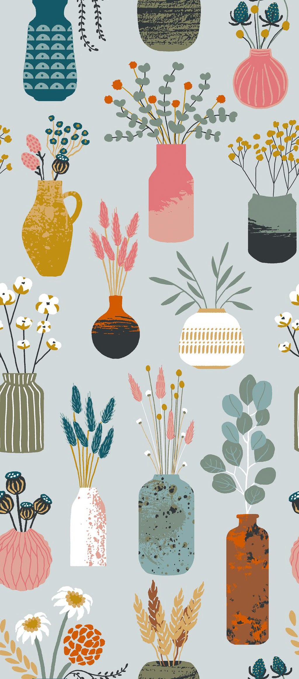 Tea Towel "Hygge Vases"