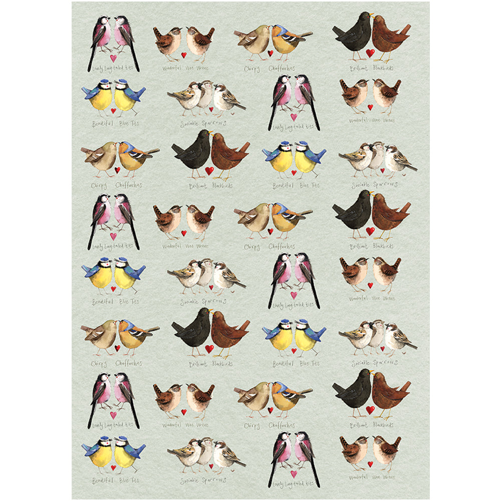 Alex Clark Tea Towel "Beautiful Birds"