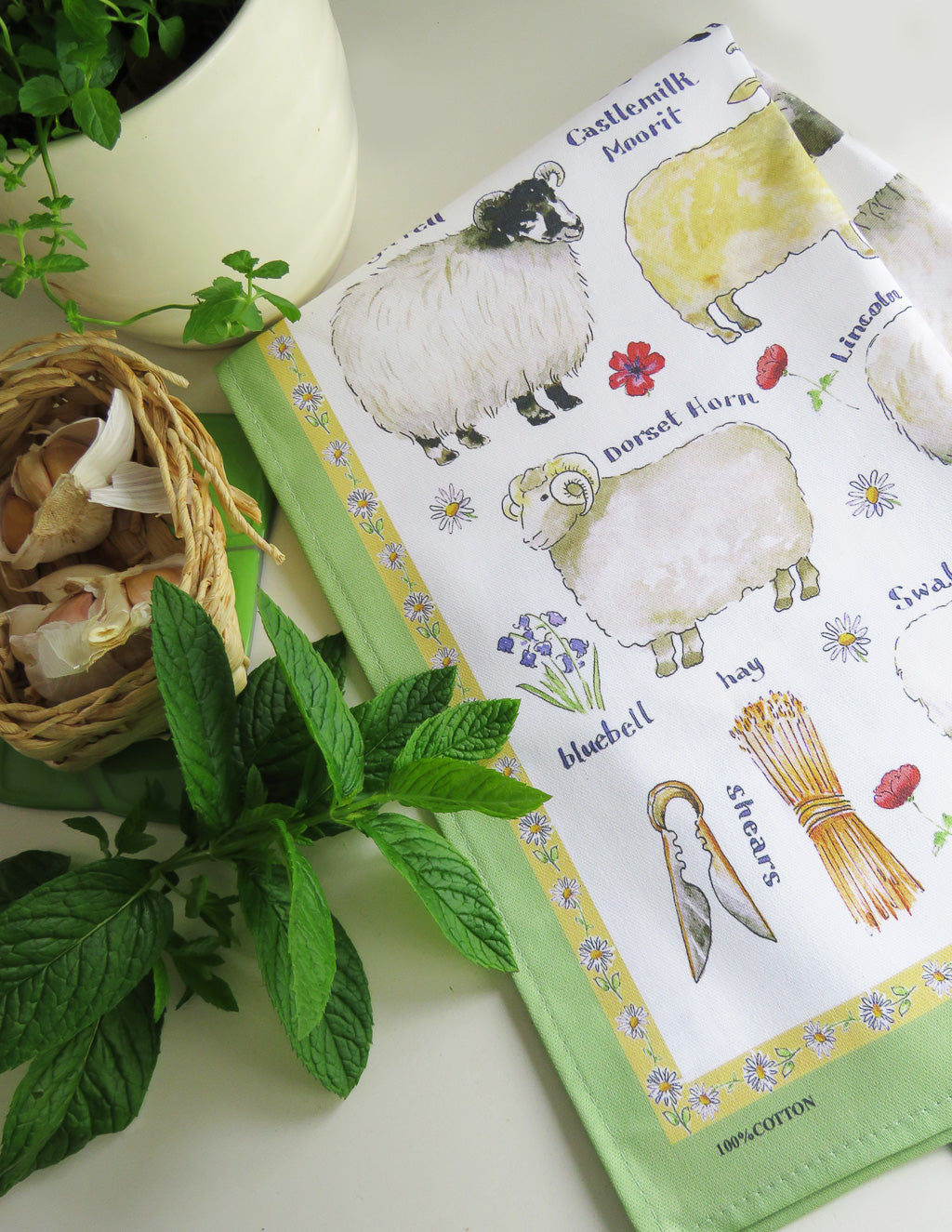 Tea Towel "Sheep Breeds"