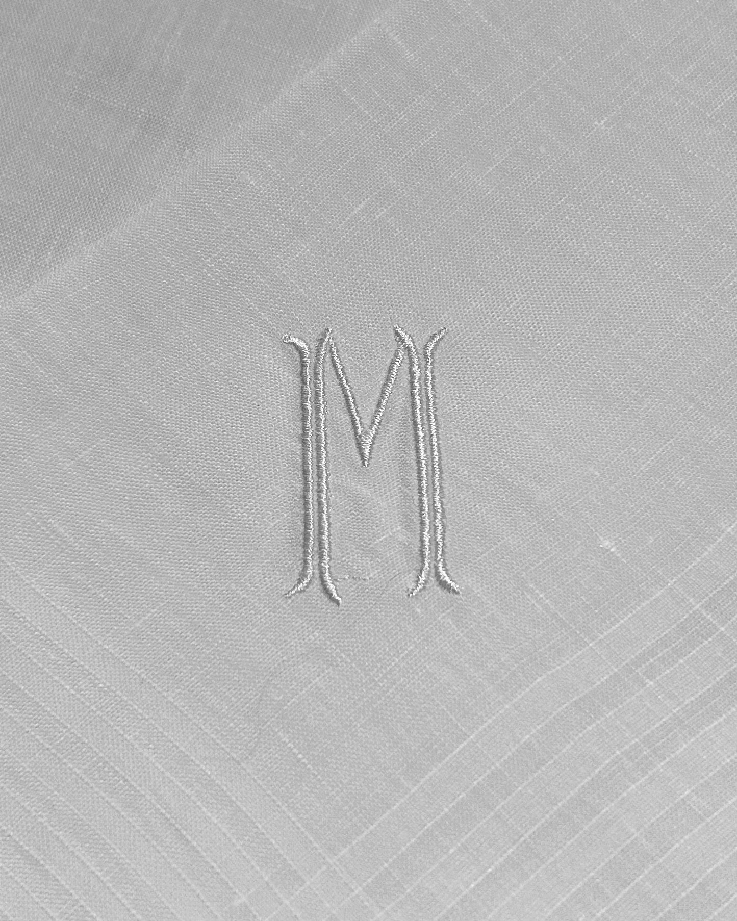 Handkerchief Men's - Linen Monogram Initials