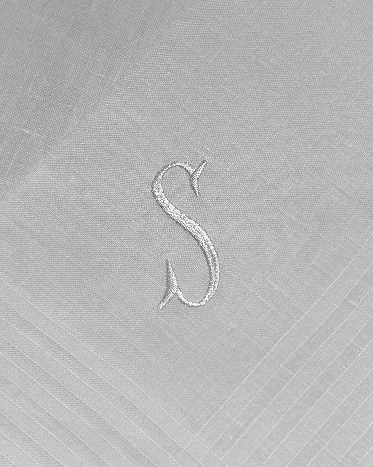 Handkerchief Men's - Linen Monogram Initials