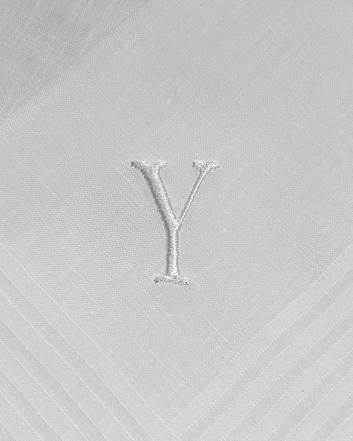 Handkerchief Men's - Linen Monogram Initials