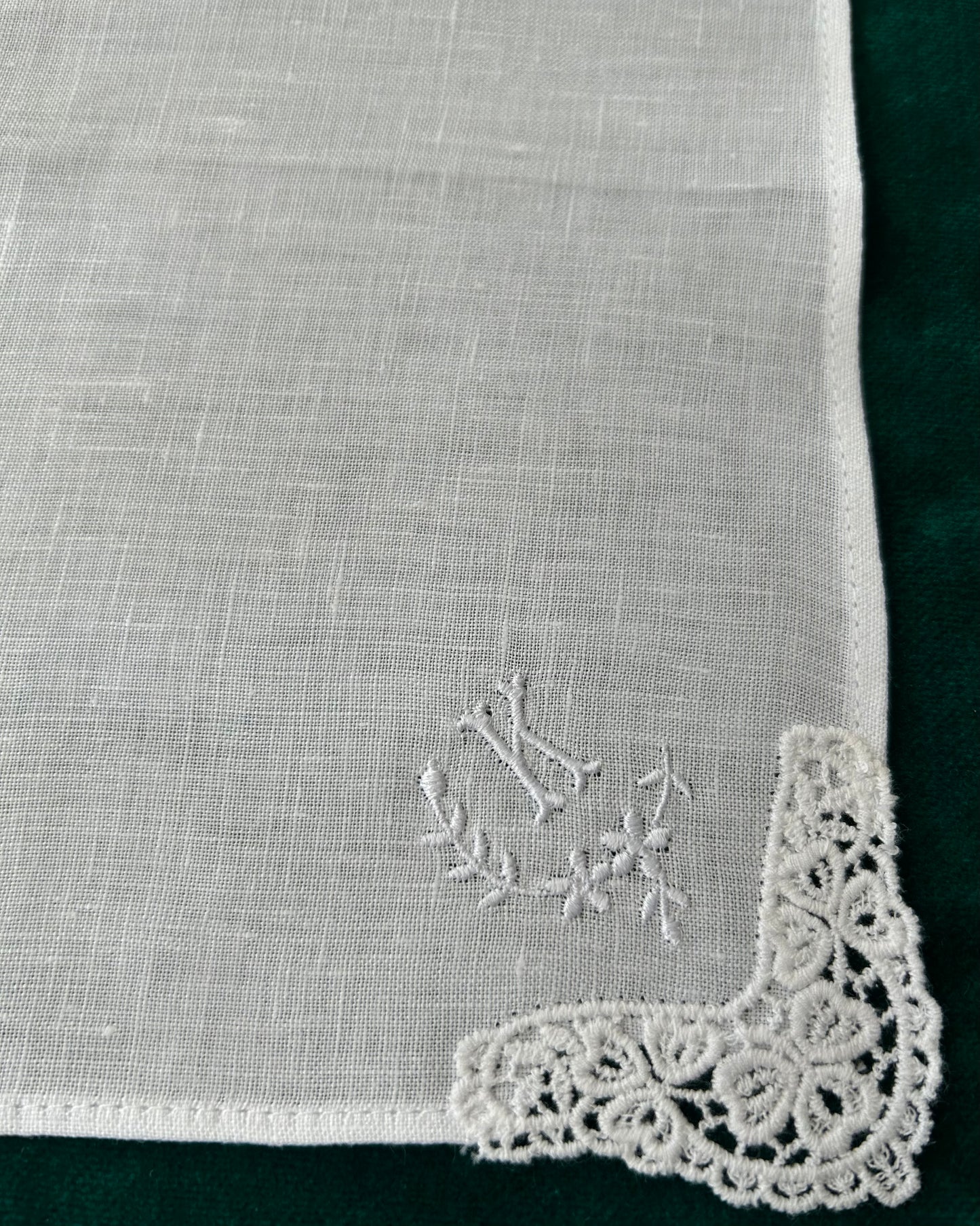 Handkerchief Ladies - Linen Monogram Initials