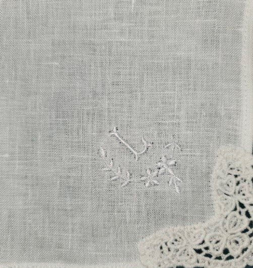 Handkerchief Ladies - Linen Monogram Initials