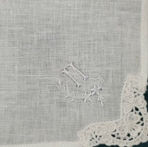 Handkerchief Ladies - Linen Monogram Initials