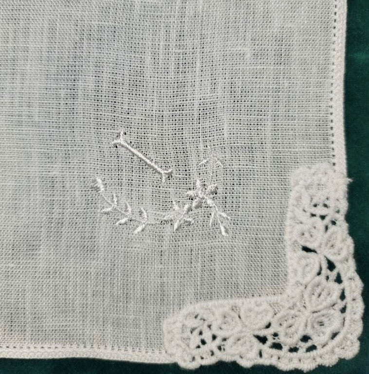 Handkerchief Ladies - Linen Monogram Initials