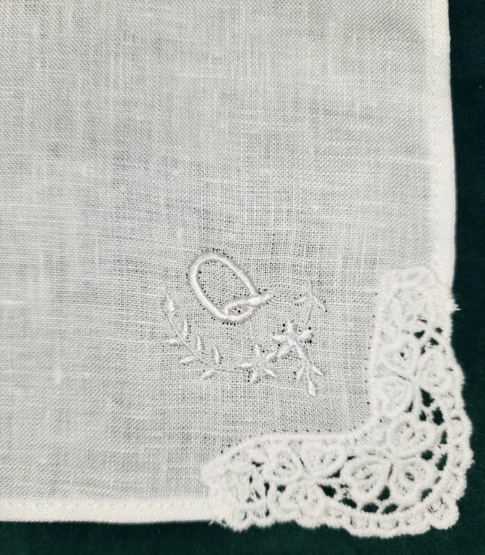 Handkerchief Ladies - Linen Monogram Initials