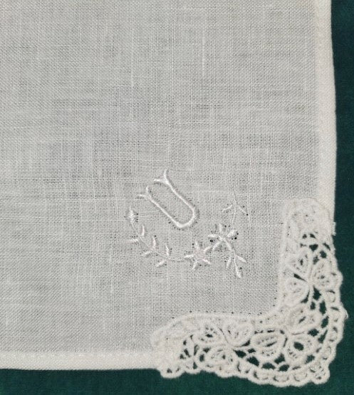Handkerchief Ladies - Linen Monogram Initials