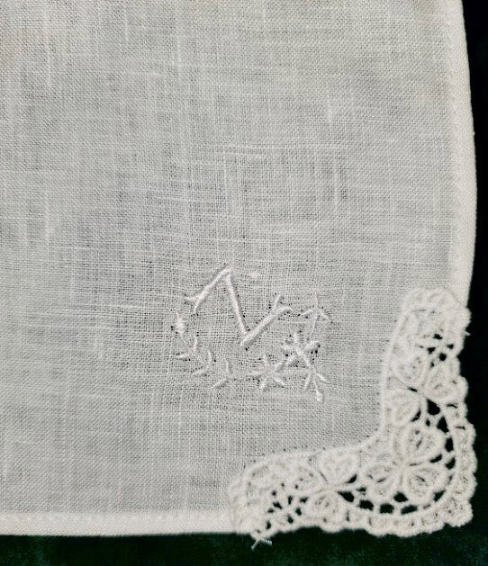 Handkerchief Ladies - Linen Monogram Initials