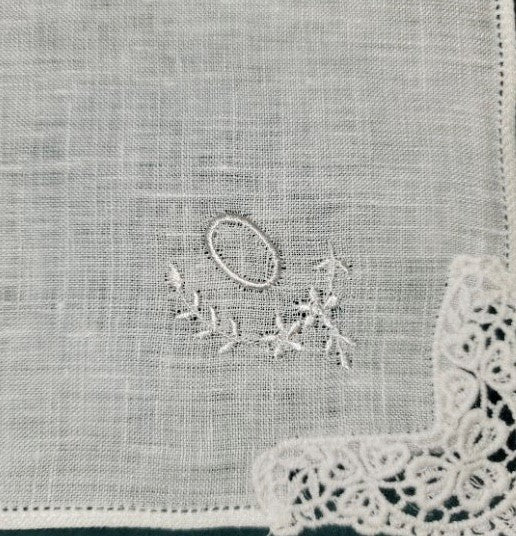 Handkerchief Ladies - Linen Monogram Initials