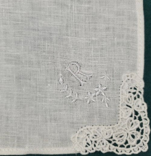Handkerchief Ladies - Linen Monogram Initials
