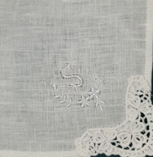 Handkerchief Ladies - Linen Monogram Initials