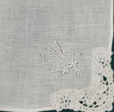 Handkerchief Ladies - Linen Monogram Initials