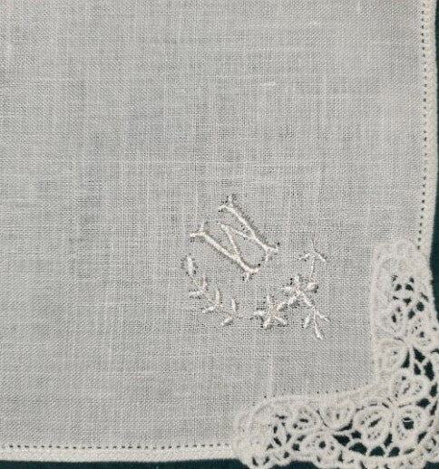 Handkerchief Ladies - Linen Monogram Initials