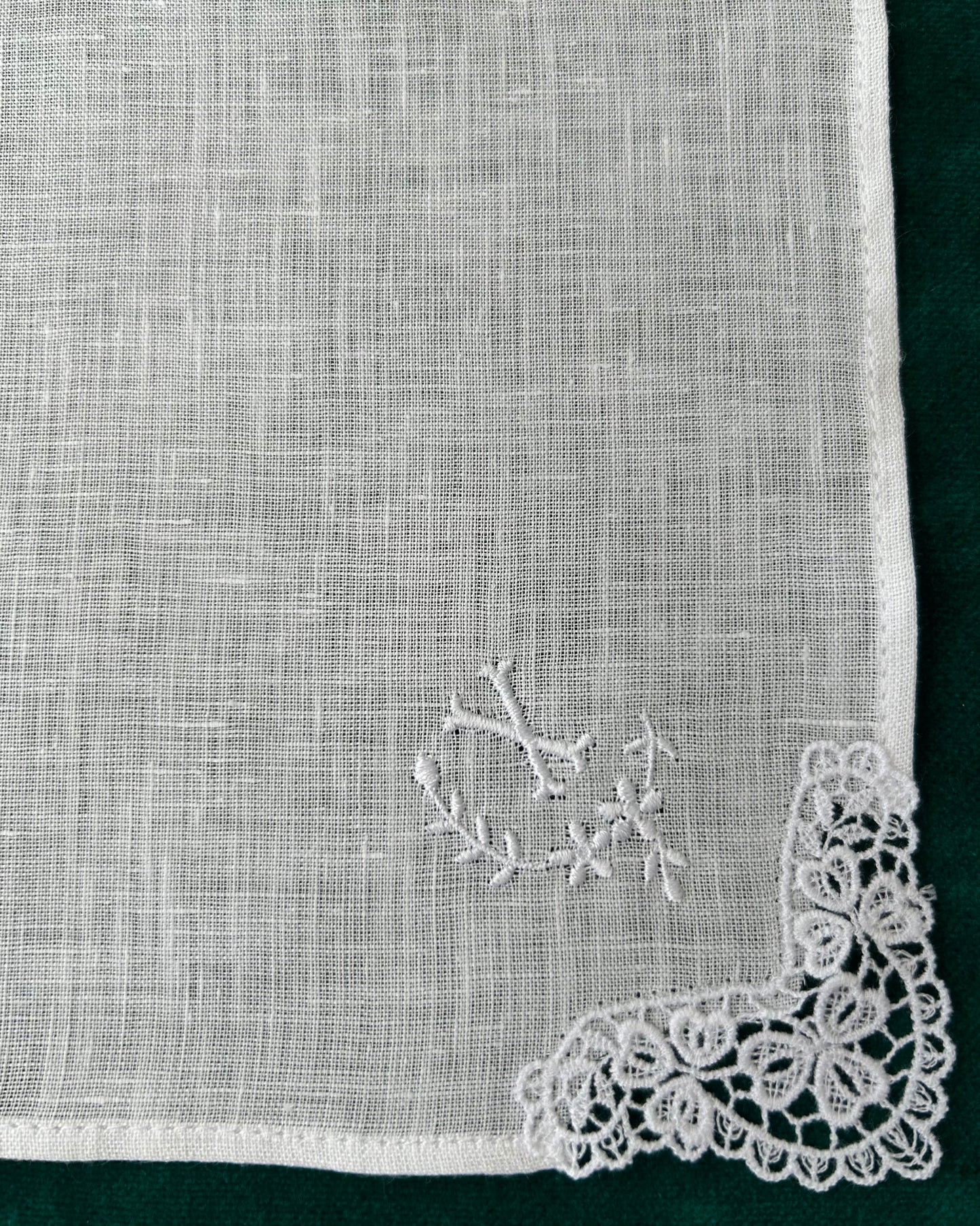 Handkerchief Ladies - Linen Monogram Initials