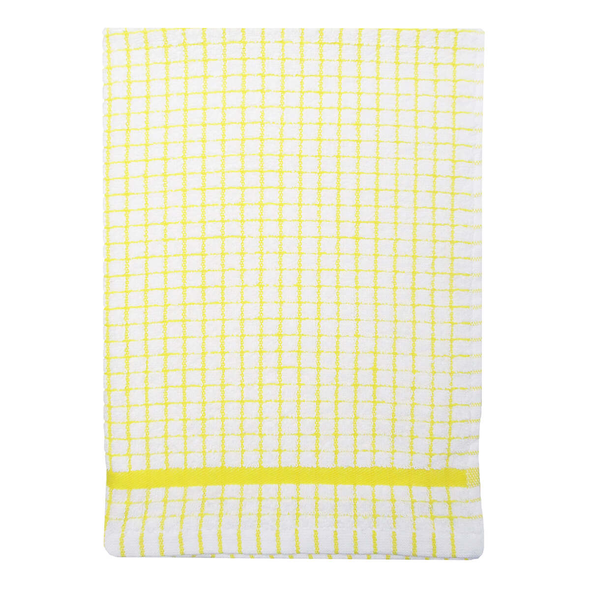 Poli-Dri 100% Cotton Tea Towel "Yellow Stripe"