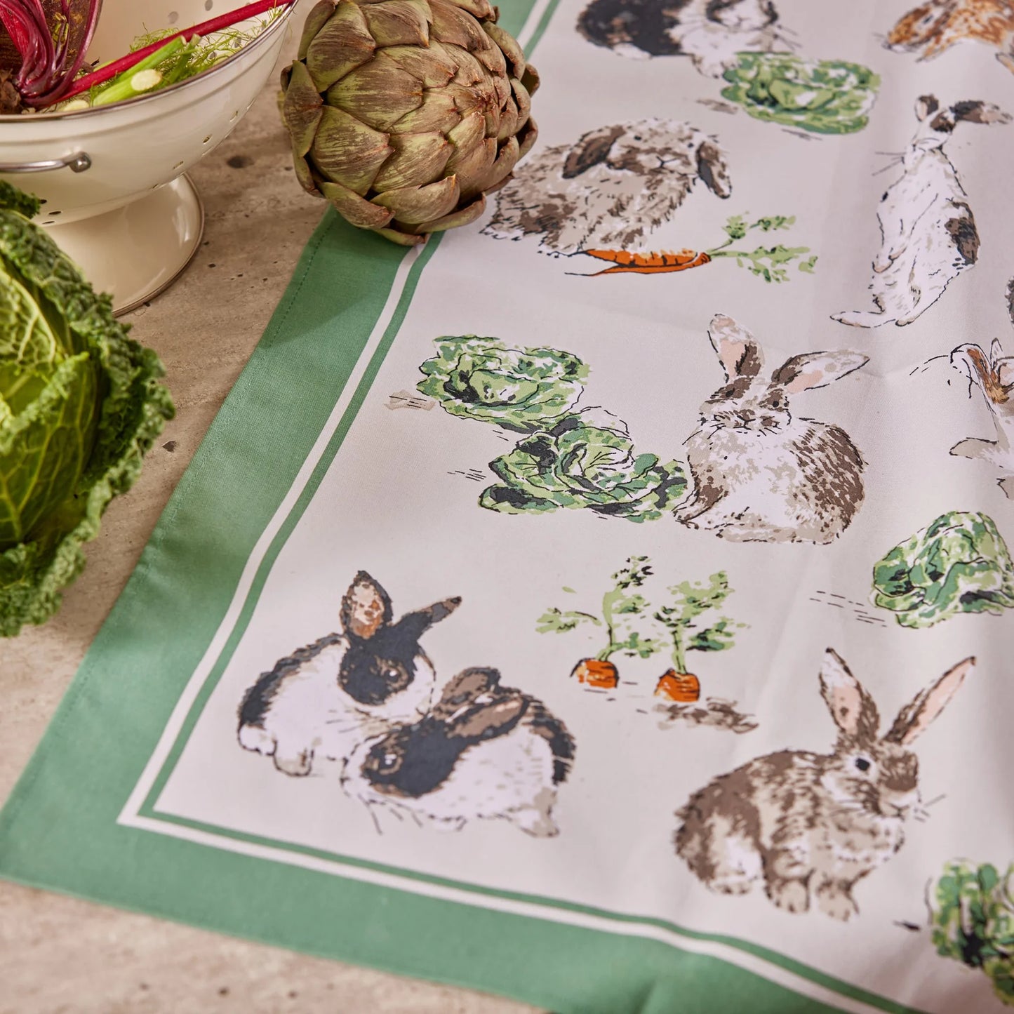 Tea Towel "Rabbit Patch"